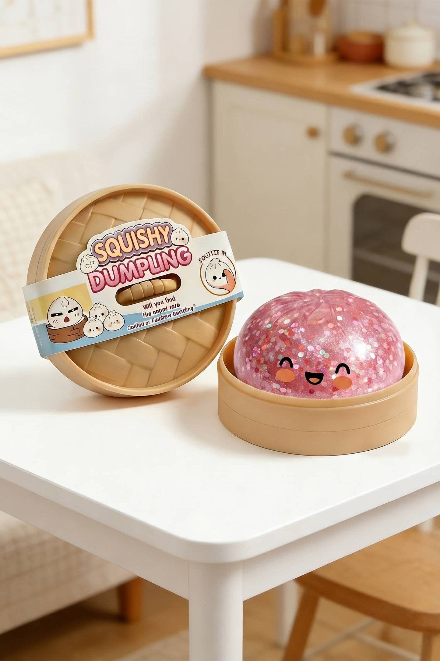 Cute Dumpling Squishy Stress Relief Squeeze Toy