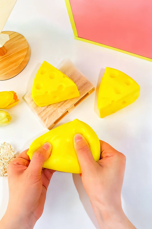 Realistic Sliced Cheese Stress Relief Toy Gifts