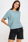 Blank Mineral Washed Long Cropped T-Shirt