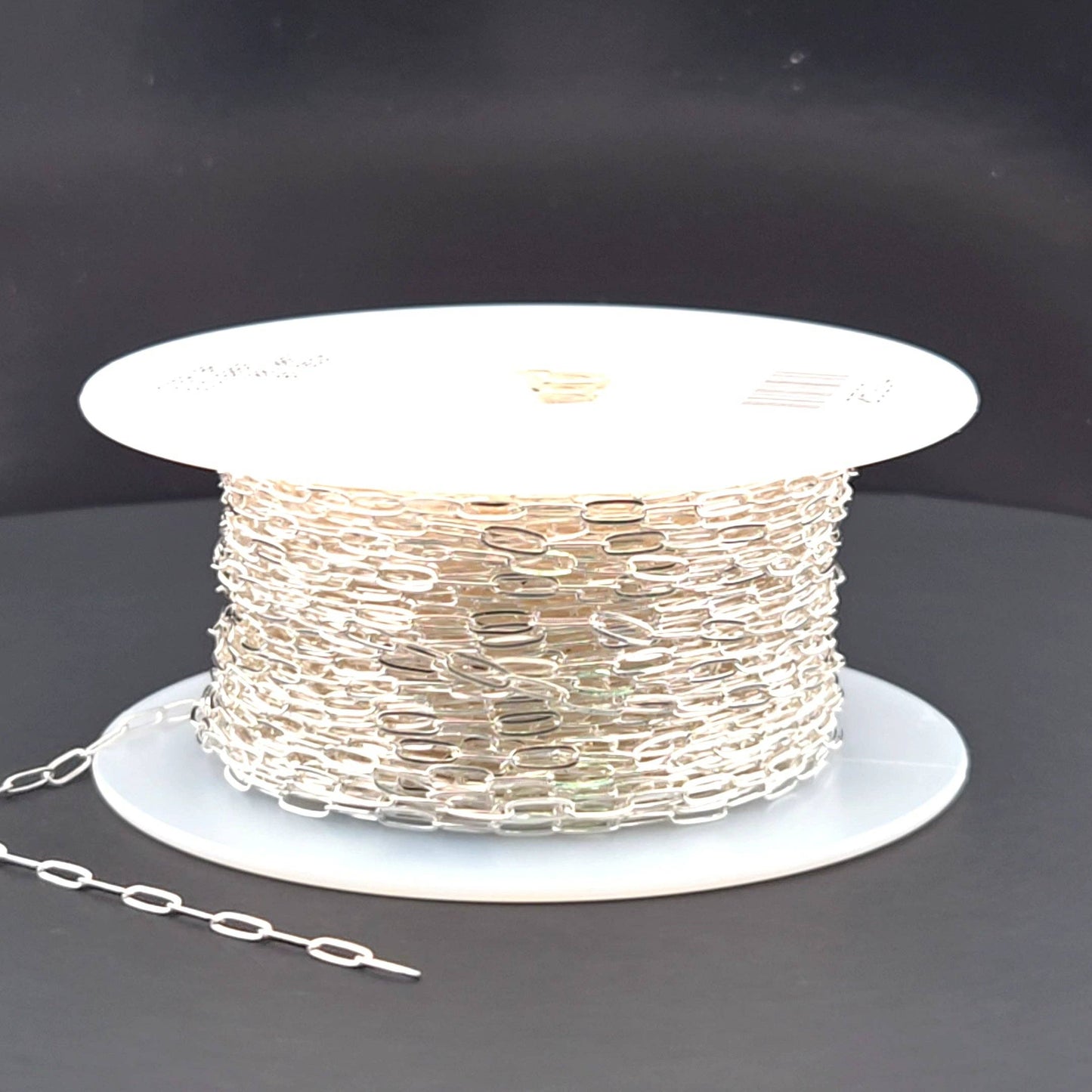 1606FSS. Sterling Silver Flat Paperclip Chain