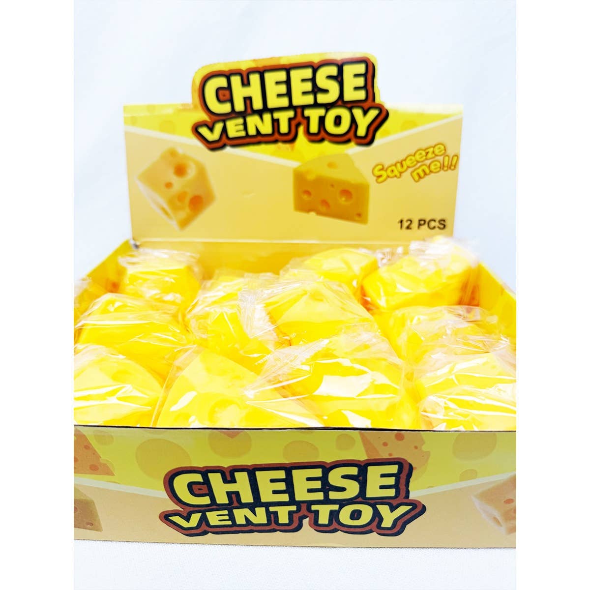 Viral Triangle Cheese Squishy Toy