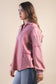 Mineral Washed Oversized French Terry Knit Top