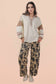 Color Block Oversized Casual Knit Top