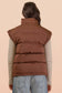 High Neck Casual Comfy Puffer Vest
