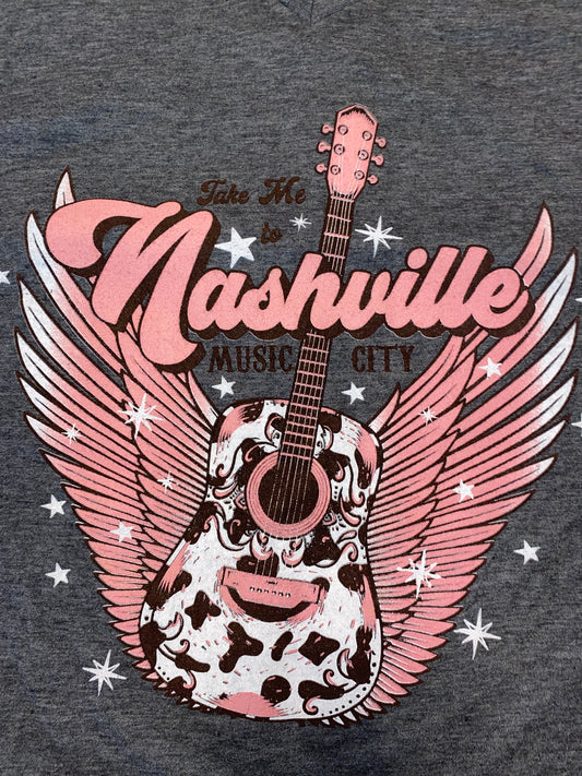 Charcoal Nashville Graphic Tee