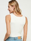 Square Neck Ribbed Fine Gauge Bodysuit
