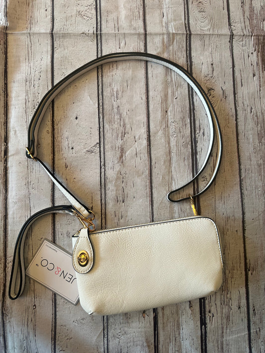 White and Gold Crossbody