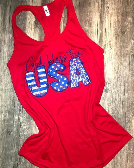 God Bless USA Tank