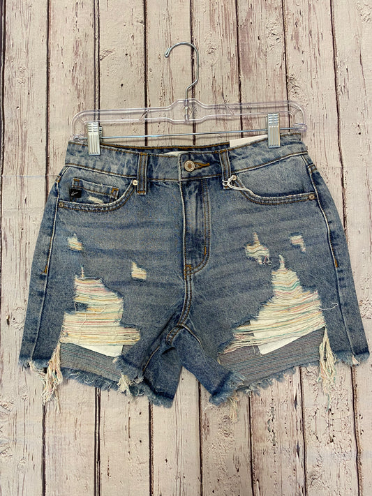 High Rise Rainbow Threads Shorts