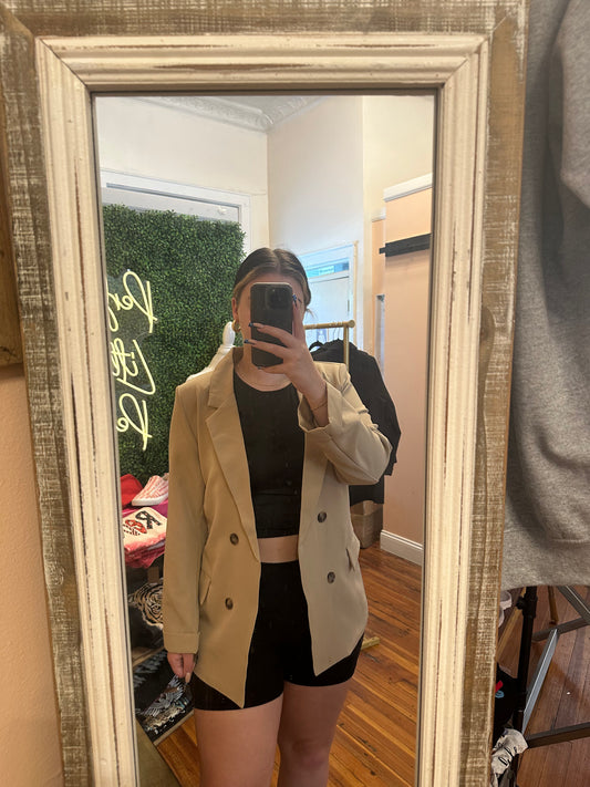 Double Button Blazer