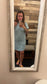 Striped Chambray Collared Mini Dress
