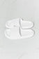 MMShoes Arms Around Me Open Toe Slide in White