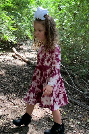 Tie Dye Flare Dress