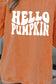 Round Neck Dropped Shoulder HELLO PUMPKIN Graphic Sweatshirt