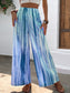 Striped High Waist Wide Leg Pants