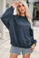 Round Neck Dropped Shoulder Sweatshirt