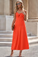 Spaghetti Strap Tie Detail Dress