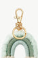 Fringe Trim Rainbow Key Chain