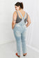 Judy Blue Melina Full Size Distressed Straight Leg Overalls