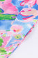 Floral Smocked Square Neck Jumpsuit with Pockets