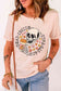 Graphic Round Neck Short Sleeve T-Shirt