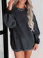 Round Neck Dropped Shoulder Sweatshirt