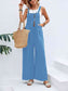 Full Size Wide Leg Overalls with Pockets