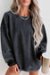 Round Neck Dropped Shoulder Sweatshirt