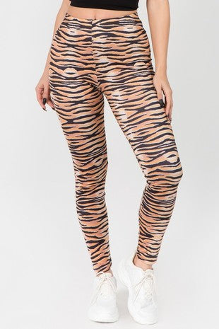 Bengal Tiger Print Leggings