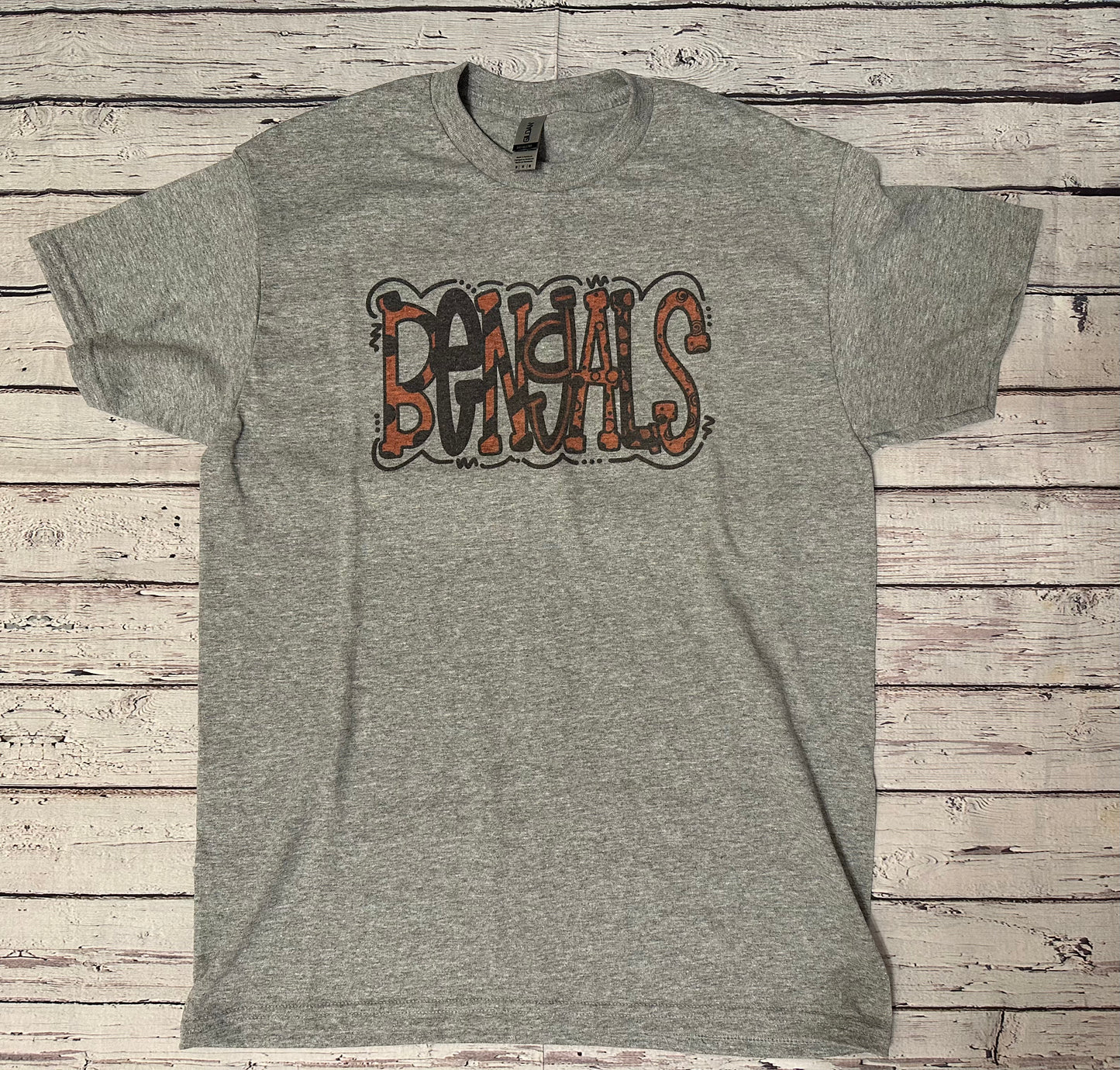 The Shine Creation - Bengals Bubble Letters Tee