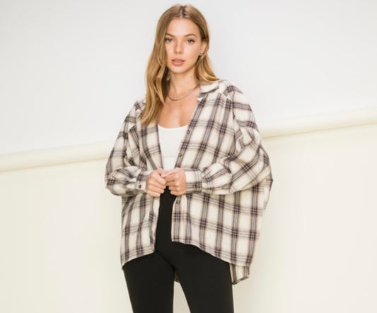 Set Apart Plaid Button Up