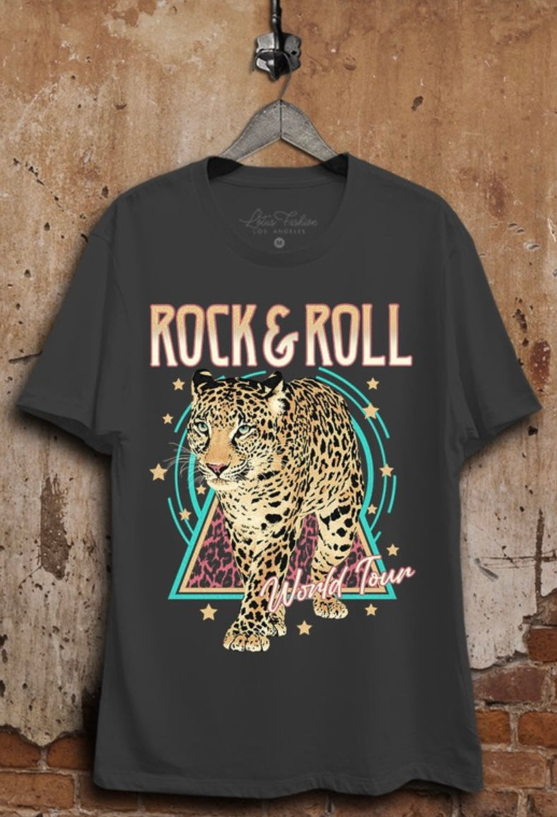 Rock and Roll World Tour Graphic Tee