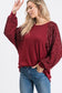 Sequin Puff Sleeve Top