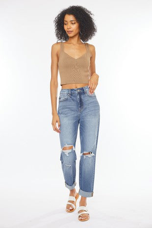 High Rise Mom Jeans