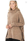 Cowl Neck Poncho Sweater