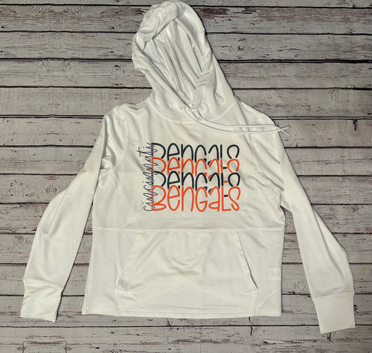 The Shine Creation - White Cincinnati Bengals Long Sleeve