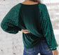 Sequin Puff Sleeve Top