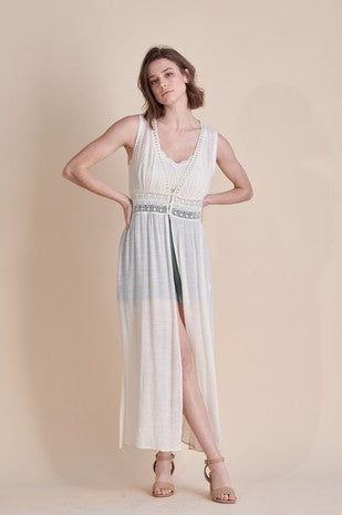 Allie crochet lace duster