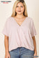 Layered-Look Draped Front Top