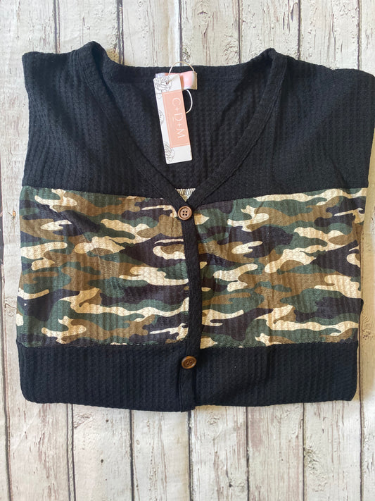 Camo waffle top