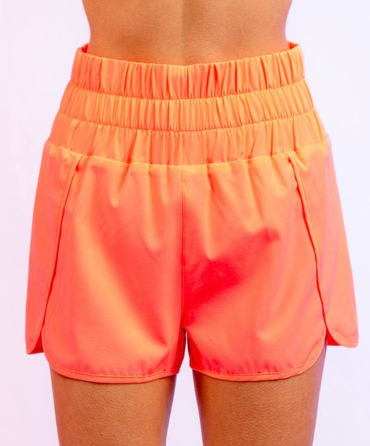 Elastic Waist Active Shorts