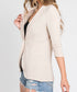 Taupe One Button Blazer