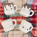 Hot chocolate mug set