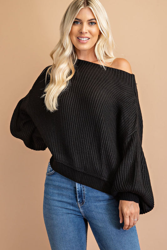 One Shoulder Pullover