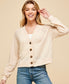 Cream Knit Cardigan